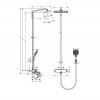 27113000 Raindance Select Raindance Select 360 Showerpipe для ванны, ½’