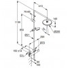 KLUDI LOGO DUAL SHOWER SYSTEM Душевая система с термостатом, арт. 6809405-00