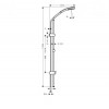27791000 Croma 100 Душевой набор Croma 100 Multi/Unica'Reno Lift 1,05 м, ½’