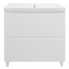 Комплект Тумба LOTOS 70/2 Н (710х475х835) напольная с раковиной Monte 70