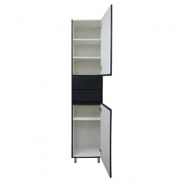 Пенал Эстима 40 напольный правый Графит