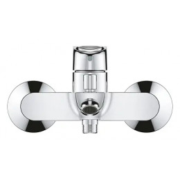 23602001 BauLoop Смеситель для ванны, настенный монтаж, хром