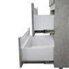 Комплект Тумба Florena 60 Светлый Бетон (810*610*470) с раковиной MONTE Neo 60