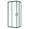 AZ-R36-100-MB-CL Душевое ограждение VIENNA SQP-100х100х195-MB-CL, прозрачное стекло 6 мм, профиль матовый черный