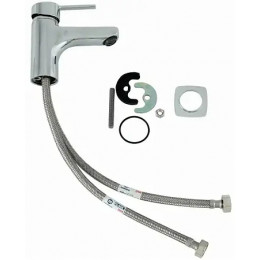 BA283AA VIDIMA TECHNIK Смеситель для умывальника, система монтажа EASY-FIX (облегченный монтаж), литой излив, длина излива 103 мм, аэратор COIN, керам