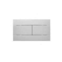 659046 Панель механ, двойная SLIM, хром матовый