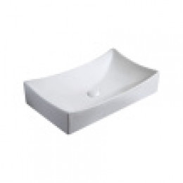 AZ-416 Накладная раковина прямоугольная 65,5*39.5*14  см