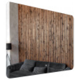 AZARIO зеркало Alone Raggio влагостойкое с подсветкой 1000*700