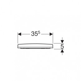 500.605.01.2 ACANTO Сиденье с крышкой тонкое, быстросъемное с микролифтом