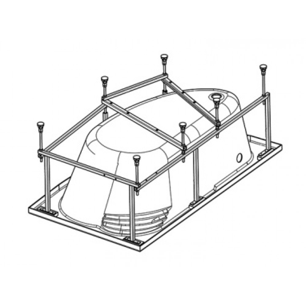 МАЙОРКА монтажный комплект для ванны 150х90