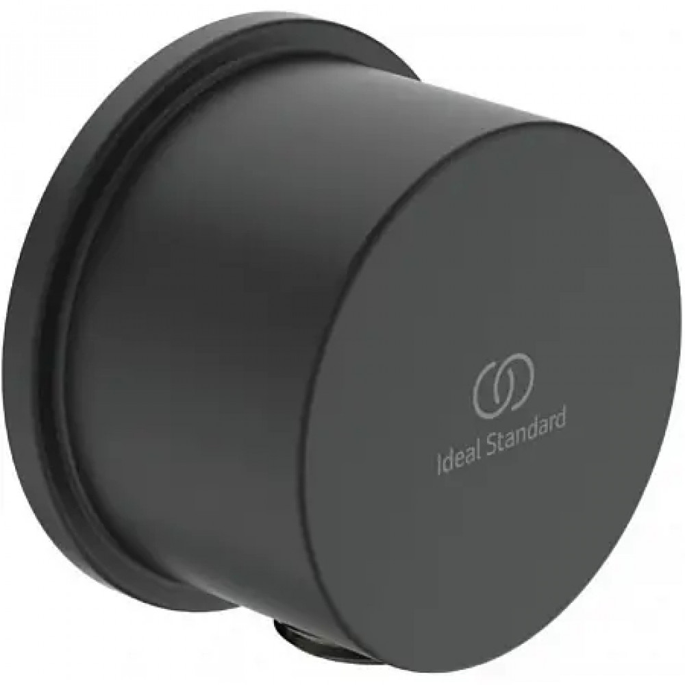 BC808XG IDEALRAIN Подключение для душевой лейки 1/2", цилиндрический дизайн, металлический, с обратным клапаном