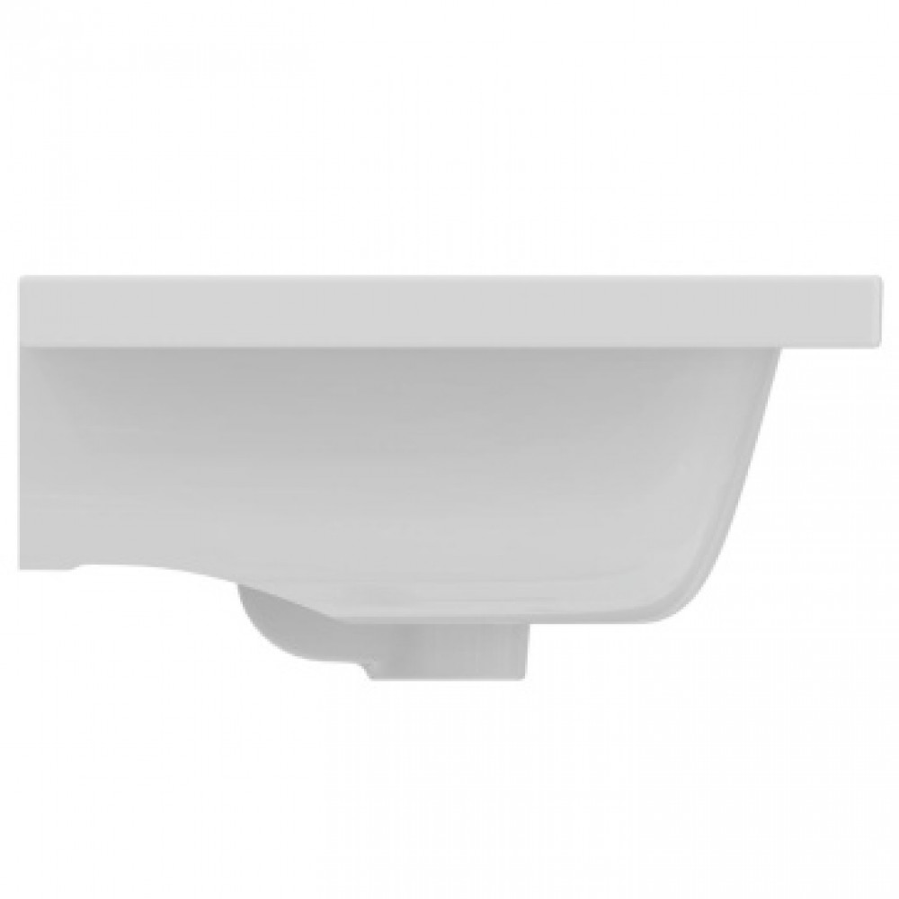 Ideal Standard i.life S Vanity раковина 61x39 см с отверстием под смеситель, с отверстием перелива, без крепежа. Узкая проекция - 38,5 см. Для монтажа