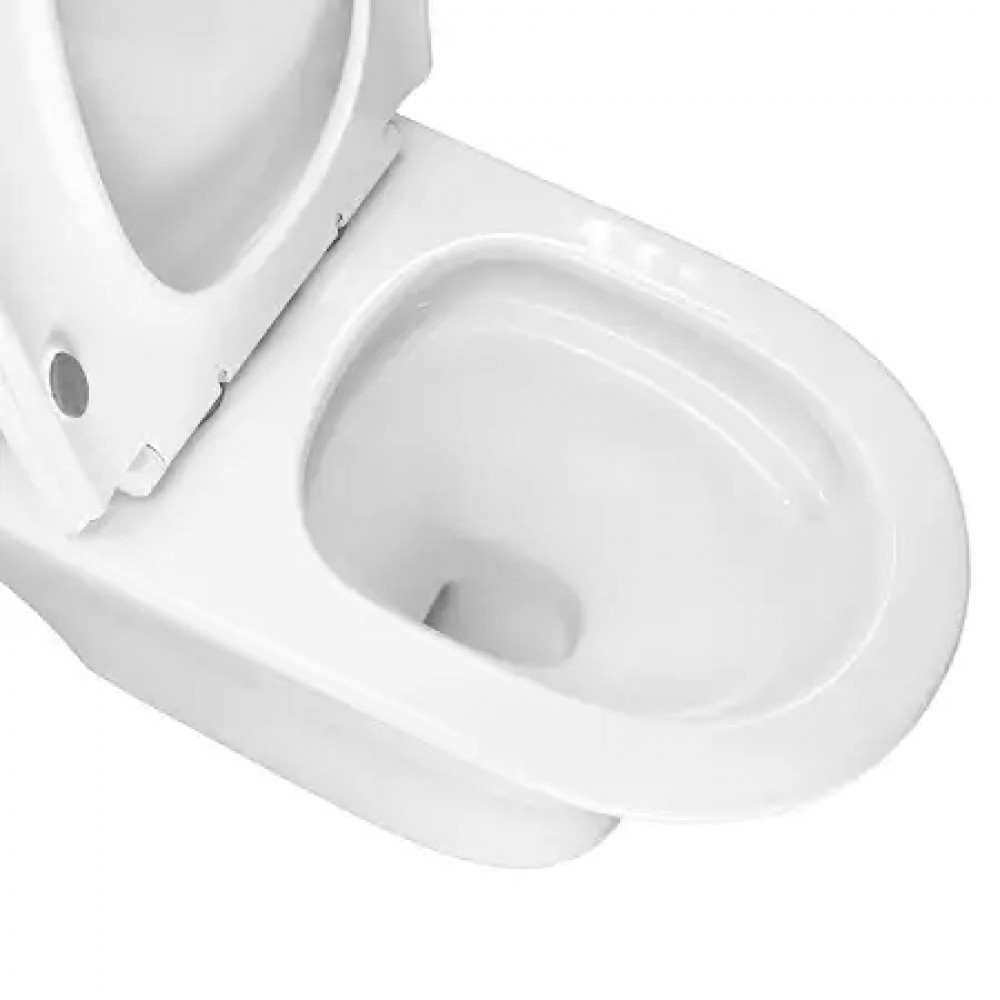 Azario Reina AZ-2785T (Торнадо) напольный безободковый унитаз в комплекте с бачком и сидением микролифт и арматурой 630*360*815mm