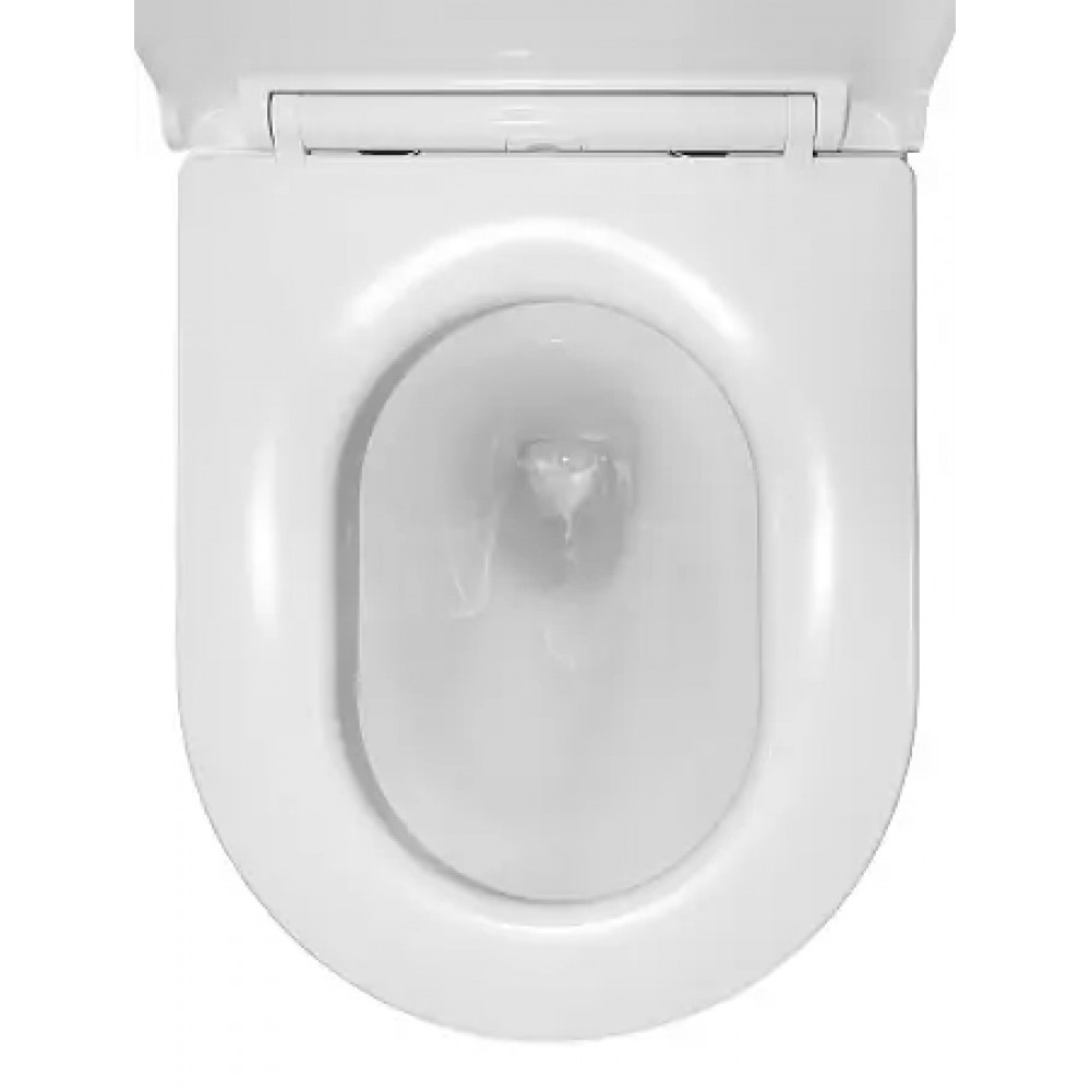 Azario Margo Унитаз напольный ТОРНАДО  с сиденьем микролифт 670*390*850 мм (2 МЕСТА)