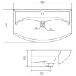 АКВАТОН SMILE 80 УМЫВАЛЬНИК