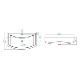 Умывальник "Балтика-80"