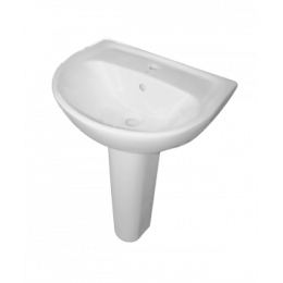 Умывальник "Эталон 55" УП (Белый, ВКС)/20шт(подходит пьедестал самарский, аттика)/20 шт (без крепления)