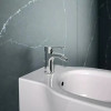 BC487AA ALPHA Смеситель для биде с пластиковым донным клапаном, система монтажа EASY-FIX (облегченны