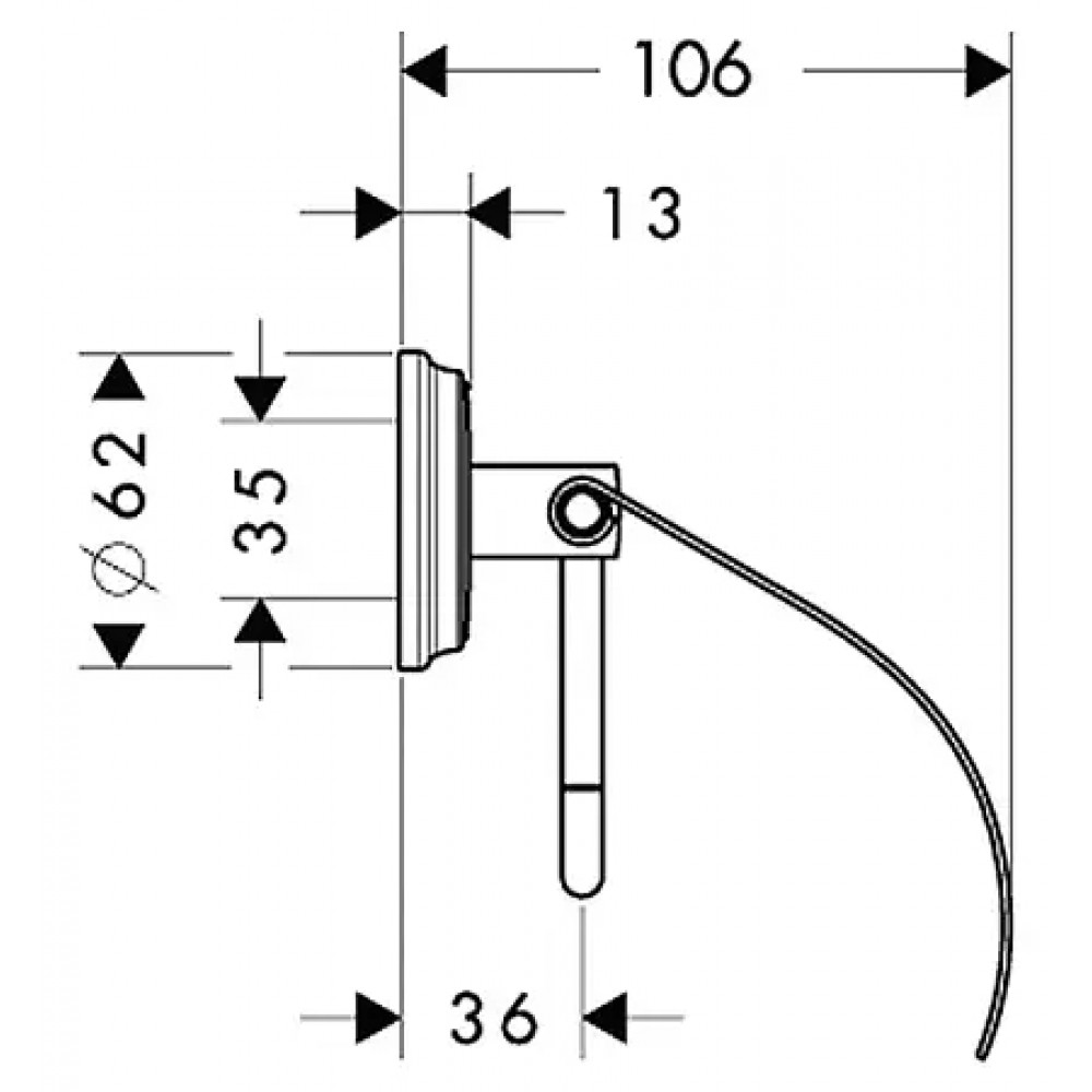41623000 Logis Classic Держатель для туалетной бумаги