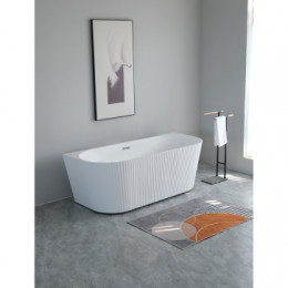 VERANO Ванна акриловая свободностоящая 1700*750*580 в комплекте с сифоном и металлической рамой