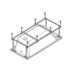 САНТОРИНИ монтажный комплект для ванны 160х70