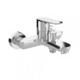 LEYA Смеситель для ванны с коротким изливом, хром