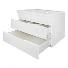 Комплект Тумба Эстима 70/2 подвесная с раковиной Астория 70