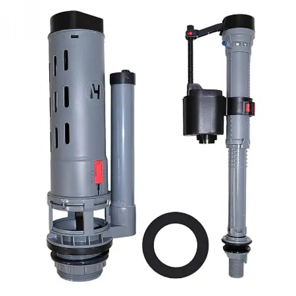 LEO TORNADO FLUSHING Унитаз напольный безободковый в комплекте с бачком и сиденьем микролифт, дюропласт, Размер: 595*360*820mm (2 места)