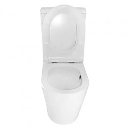 Azario Margo Унитаз напольный ТОРНАДО  с сиденьем микролифт 670*390*850 мм (2 МЕСТА)