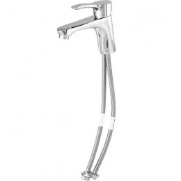 BA409AA MELOY Смеситель для умывальника без донного клапана, система облегченного монтажа EasyFix, литой излив 115 мм