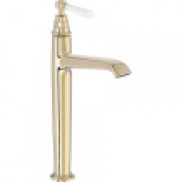 E24309-BGG CLEO 1889 Высокий смеситель для раковины без д/к, глянцевое золото