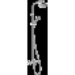 26079000 Vernis Blend Showerpipe 200 1jet с термостатом для ванны, EcoSmart, хром