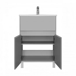 Форест 60 Тумба Туманный серый (БЕЗ УМЫВАЛЬНИКА ЭЛИНА 60)