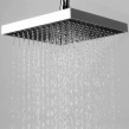 KLUDI A-QA Верхний душ, квадратный, плоский, 300 мм