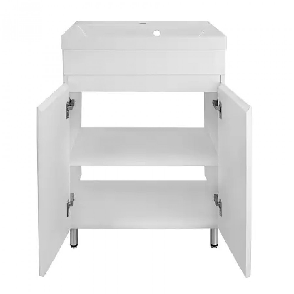 Комплект Тумба Эстима 60Н напольная с раковиной Астория 60