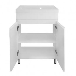 Комплект Тумба Эстима 60Н напольная с раковиной Астория 60