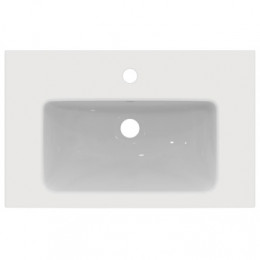Ideal Standard i.life S Vanity раковина 61x39 см с отверстием под смеситель, с отверстием перелива, без крепежа. Узкая проекция - 38,5 см. Для монтажа