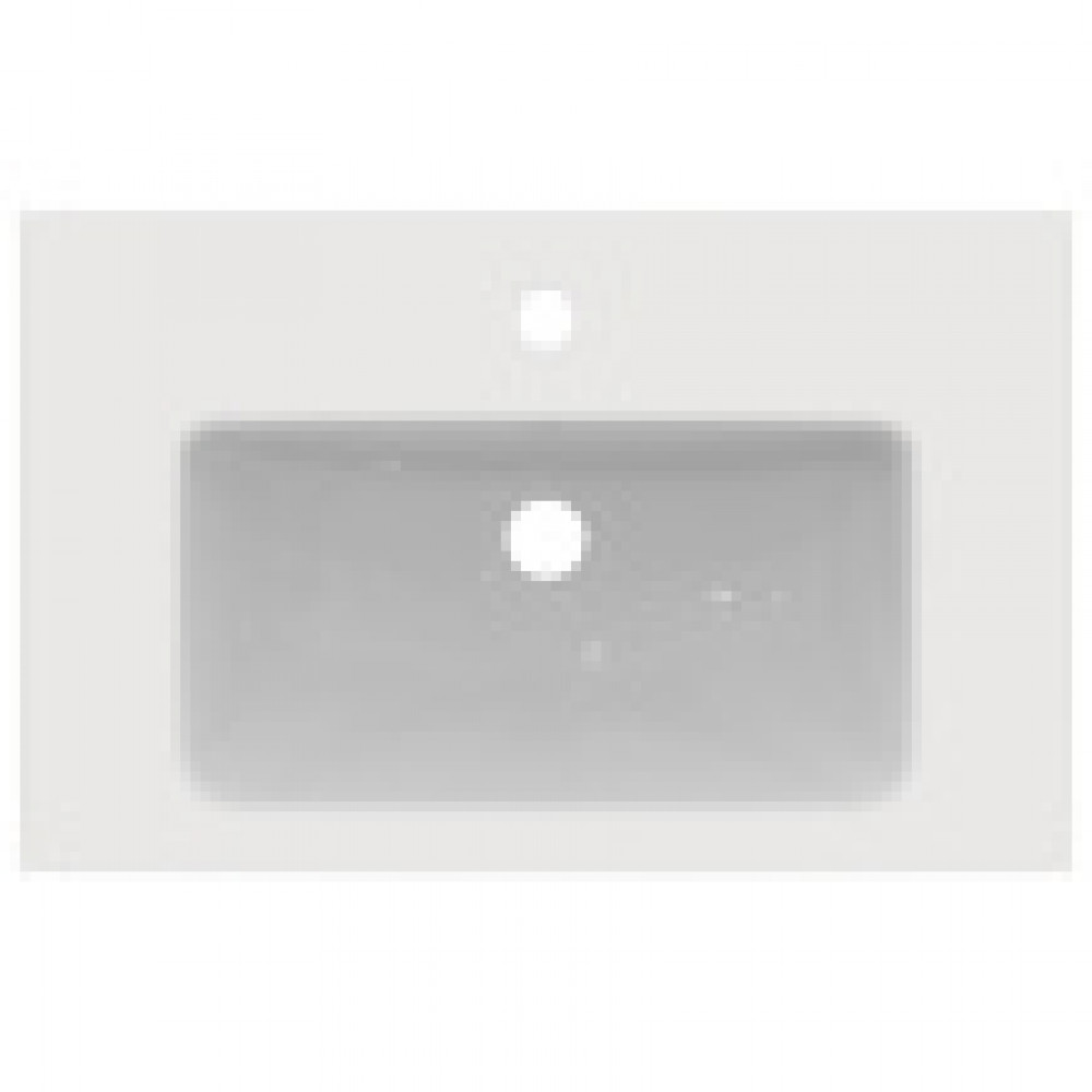 Ideal Standard i.life S Vanity раковина 61x39 см с отверстием под смеситель, с отверстием перелива, без крепежа. Узкая проекция - 38,5 см. Для монтажа