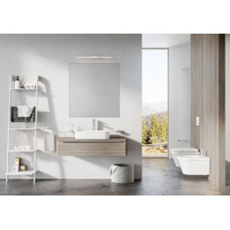 Умывальник CERAMIC 550 R SLIM белый