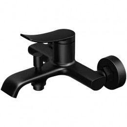 ABILITY Смеситель для ванны и душа с полным душевым набором, черный