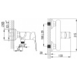 AVILLA Смеситель для душа