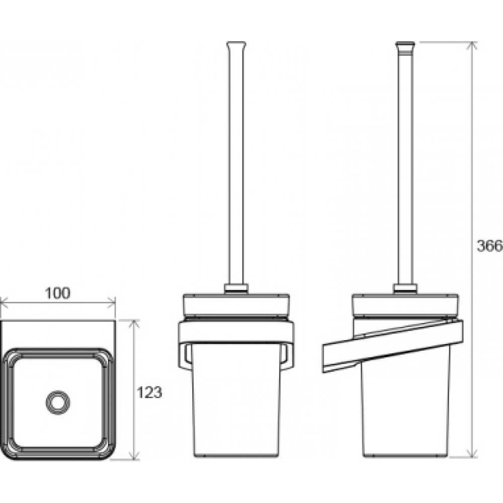 Держатель туалетной щетки TD 410