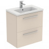 Ideal Standard i.life S Vanity раковина 61x39 см с отверстием под смеситель, с отверстием перелива, без крепежа. Узкая проекция - 38,5 см. Для монтажа
