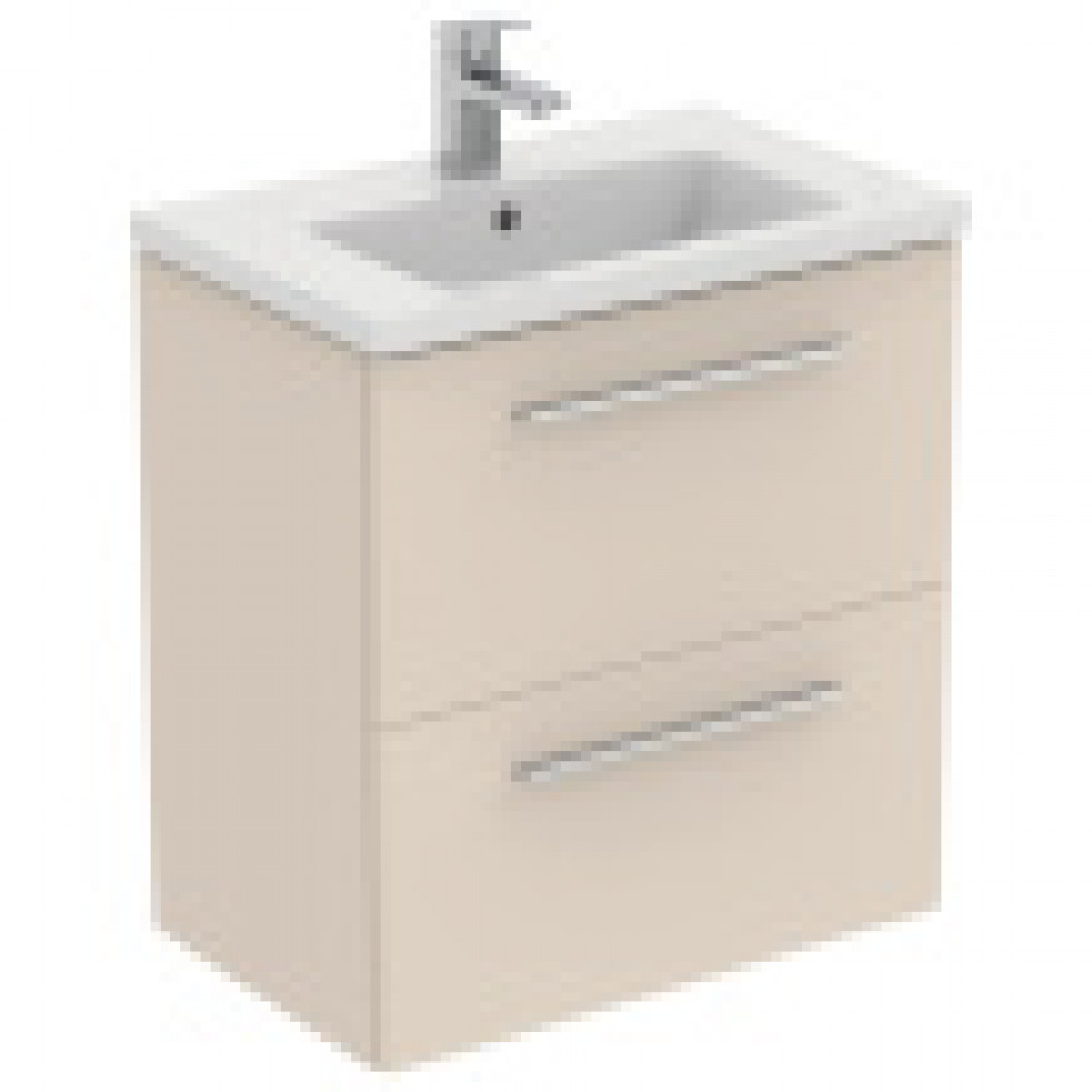 Ideal Standard i.life S Vanity раковина 61x39 см с отверстием под смеситель, с отверстием перелива, без крепежа. Узкая проекция - 38,5 см. Для монтажа