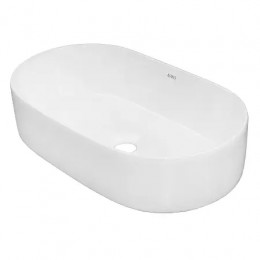 AZ-1156  Раковина накладная.Размер 530x315x135 мм белый глянец