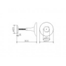 17676019000 Elegance Косметическое зеркало с подсветкой