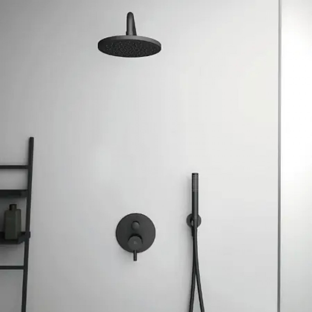 BC807XG IDEALRAIN Держатель с подключением душевой лейки 1/2", цилиндрический дизайн