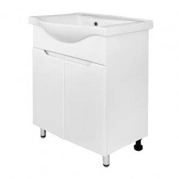 Комплект тумба Палермо 55Н напольная с раковиной Basic 55