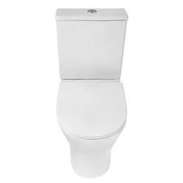 Azario Reina AZ-2785T (Торнадо) напольный безободковый унитаз в комплекте с бачком и сидением микролифт и арматурой 630*360*815mm