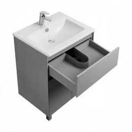 Форест 60 Тумба Туманный серый (БЕЗ УМЫВАЛЬНИКА ЭЛИНА 60)